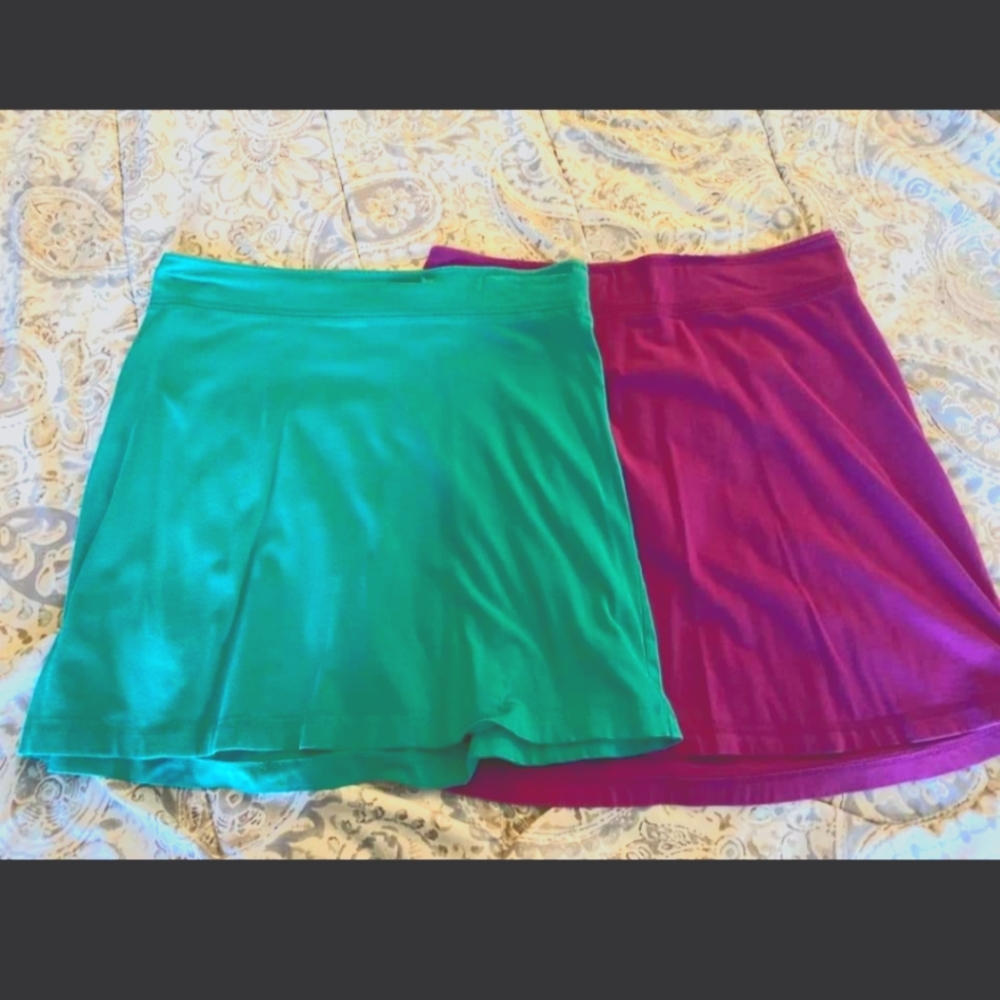 95% cotton skirts